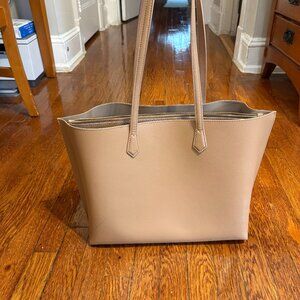Quince Italian Leather Triple Compartment Shopper Tote